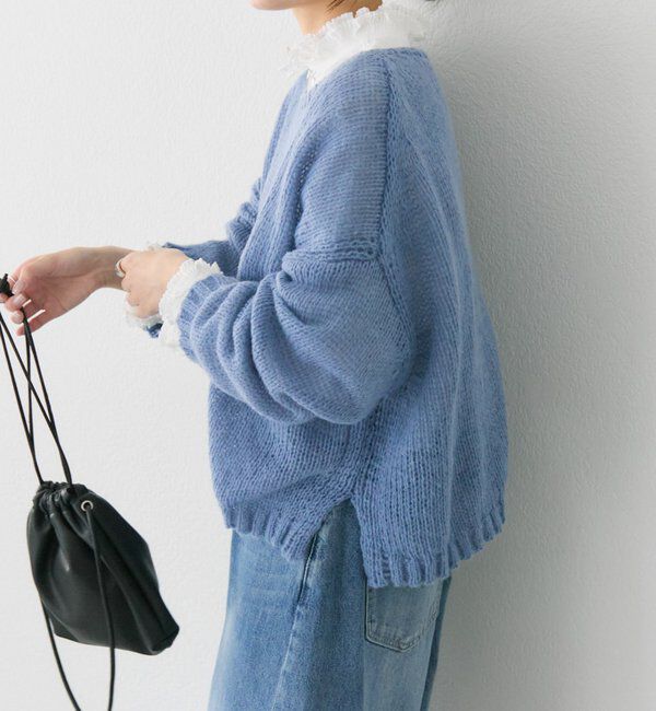  「3Gドロップ天竺ニットプルオーバー」|プルオーバー|
