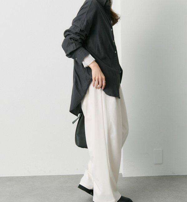  「ウール混ウエストゴムツータックパンツ」|その他|