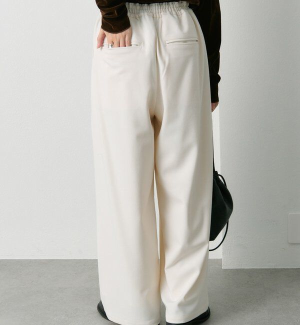  「ウール混ウエストゴムツータックパンツ」|その他|