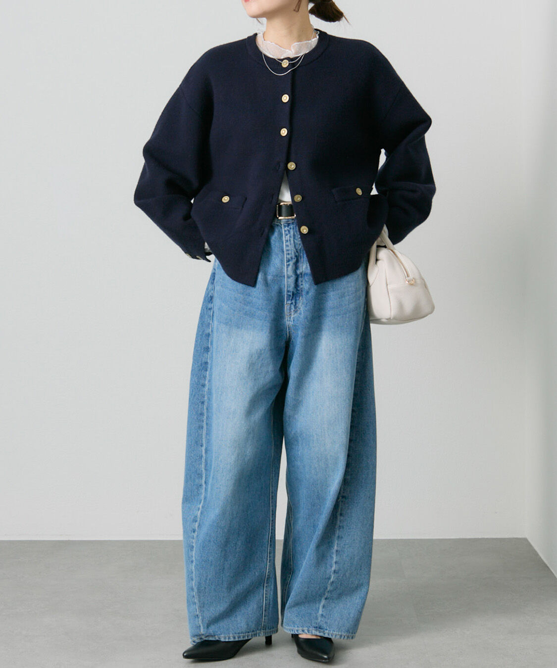  「【新色登場/リバイバル】ミラノリブニットカーディガン」|ニット・セーター|