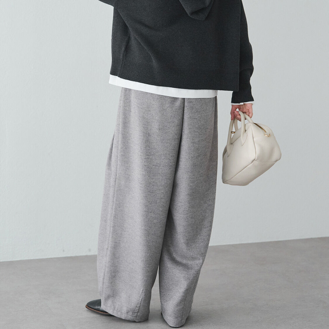  「ウール混バルーンスラックスパンツ」|その他|