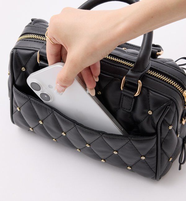  「【リバイバル】リボンビジューボストンバッグ」|ショルダー・メッセンジャー|