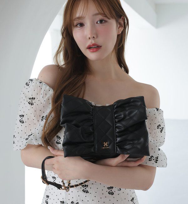  「リボンキルティングショルダーバッグ」|ショルダー・メッセンジャー|