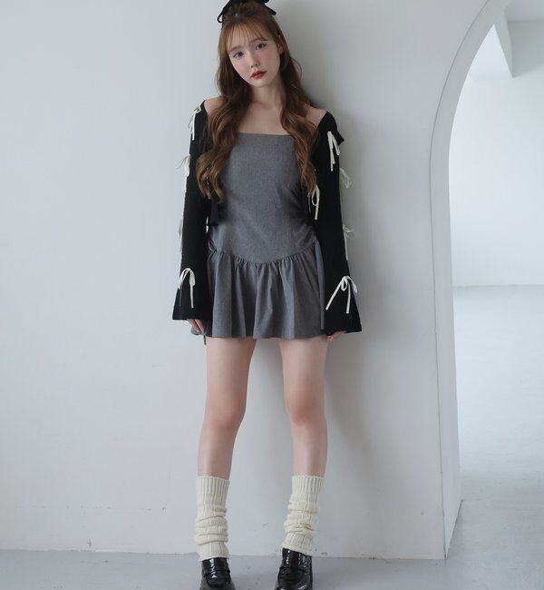  「リボンいっぱいカーディガン」|ニット・セーター|