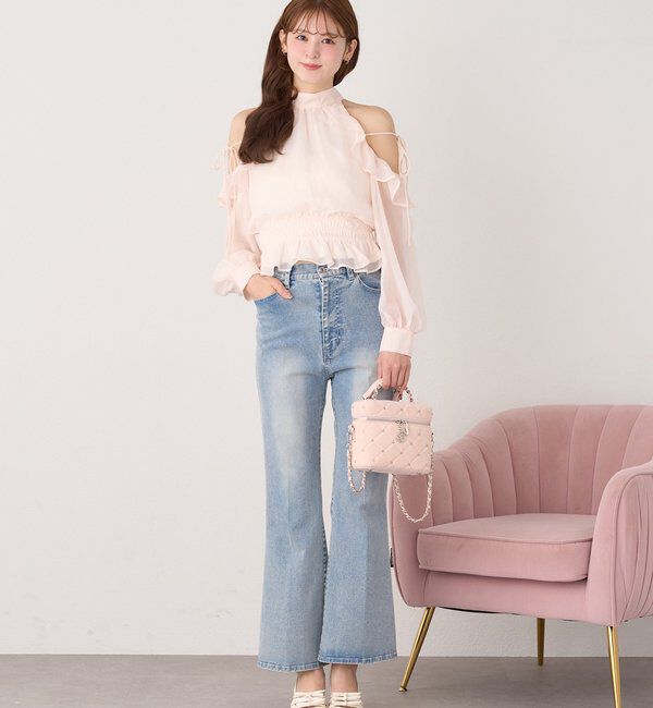  「【WEB限定】ストレッチ美脚デニムパンツ」|その他|