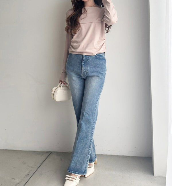  「【WEB限定】ストレッチ美脚デニムパンツ」|その他|