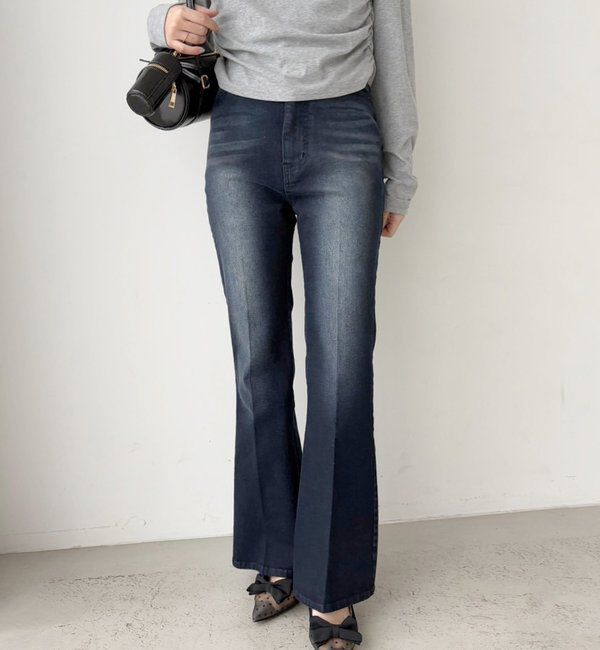  「【WEB限定】ストレッチ美脚デニムパンツ」|その他|