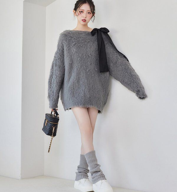  「メリーカールチュニックニット」|ニット・セーター|