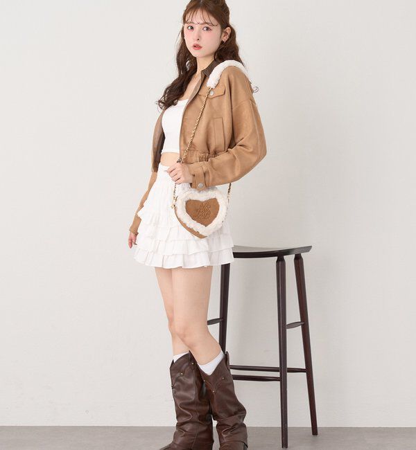  「配色衿バーンジャケット」|ダウンベスト・ベスト|