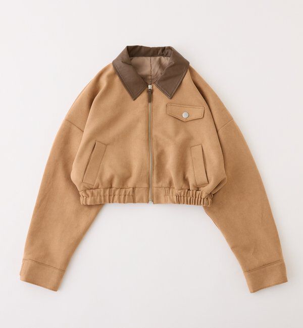  「配色衿バーンジャケット」|ダウンベスト・ベスト|