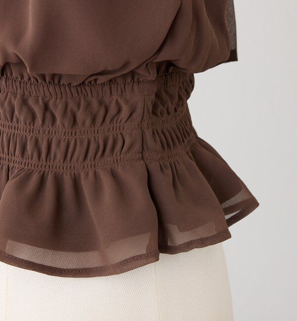  「バックリボンアメスリブラウス」|シャツ・ブラウス|