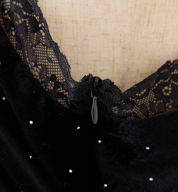  「レース付きドロストチュニック」|ワンピース|