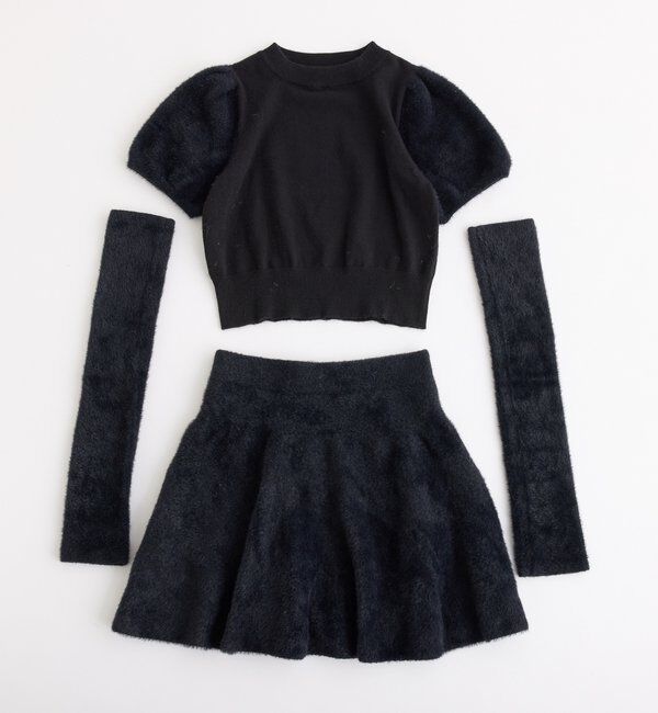  「【セットアップで着れる】シャギースカート」|スカート|