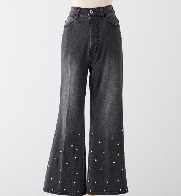  「美脚フレアデニムパンツ」|その他|