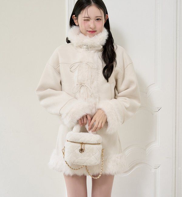  「フェイクムートンミニスカート」|スカート|