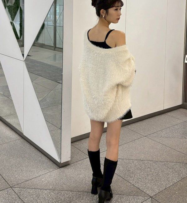  「あざとモテフェザーカーデ」|ニット・セーター|