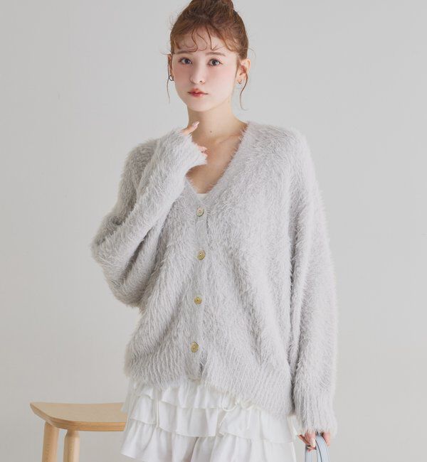  「あざとモテフェザーカーデ」|ニット・セーター|