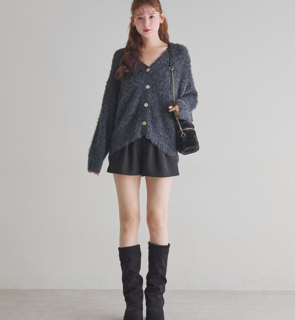  「あざとモテフェザーカーデ」|ニット・セーター|