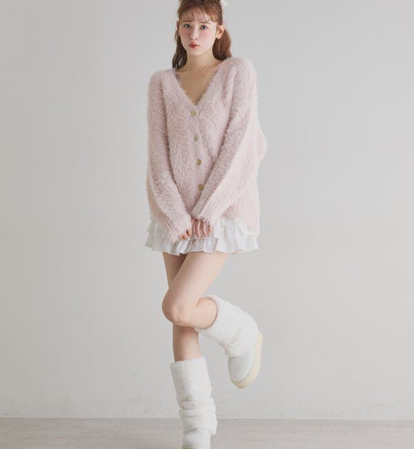  「あざとモテフェザーカーデ」|ニット・セーター|