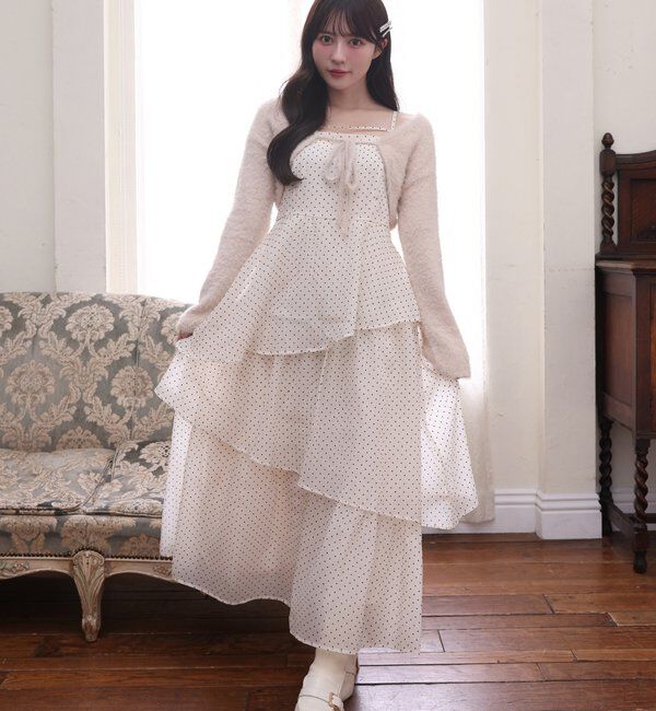  「ボレロセットイレヘムワンピース」|ワンピース|