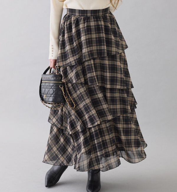  「ティアードロングスカート」|スカート|
