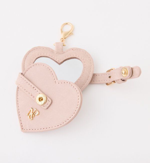  「ハートミラー付きスクエアボストンバッグ」|ショルダー・メッセンジャー|