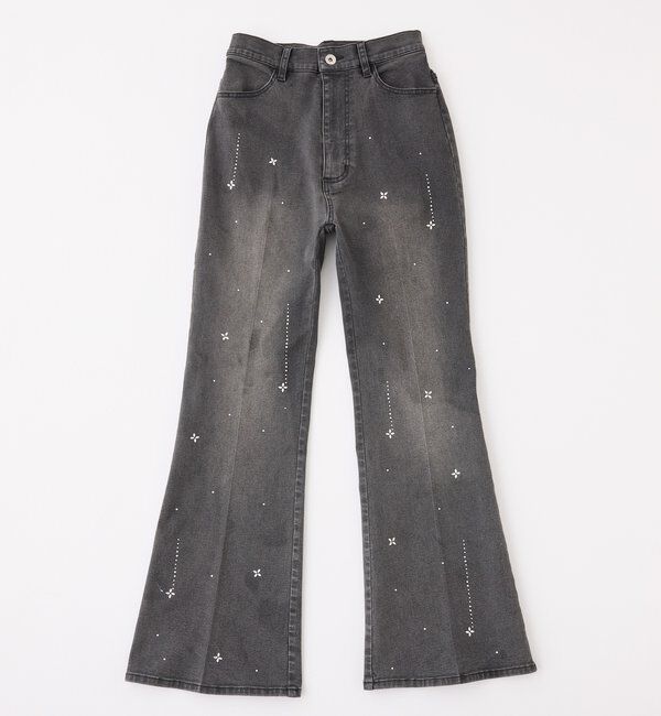  「美脚ラインストーンデニムパンツ」|その他|