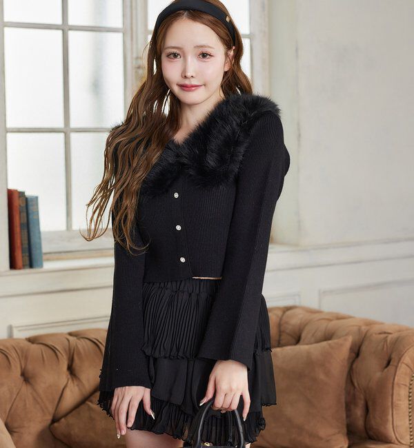  「【HolidayCollection】プリーツティアードミニスカート」|スカート|