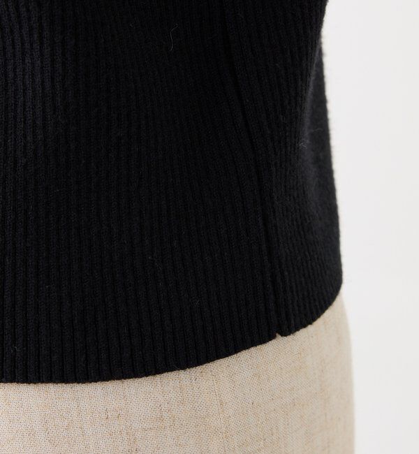  「衿ファーキラキラ釦ニット」|ニット・セーター|