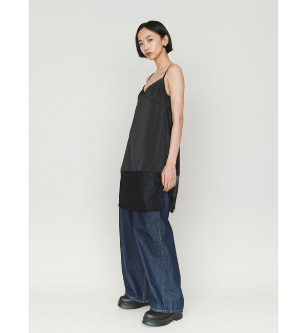 MIDIUMISOLID「MIDIUMISOLID for Ladies スリップキャミソールワンピース」|ワンピース|