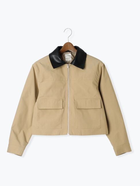 Te chichi「【宮本茉由着用】ダブルポケットジップジャケット《2025spring catalog item》」|その他|