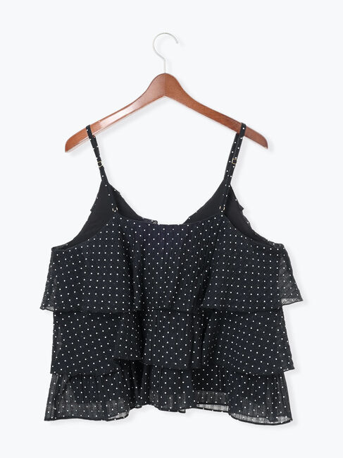 Te chichi「【松井愛莉着用】ドットシャーリングキャミブラウス（セットアップ可）」|シャツ・ブラウス|