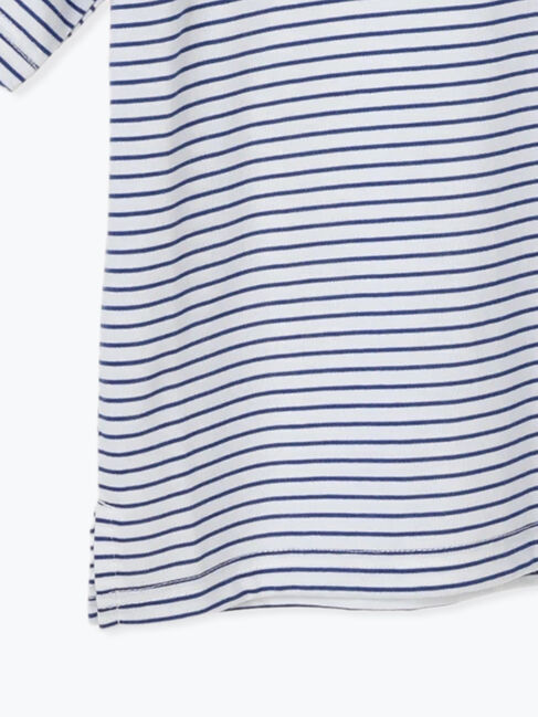 Lugnoncure「【接触冷感】細ボーダーTシャツ」|Tシャツ・カットソー|