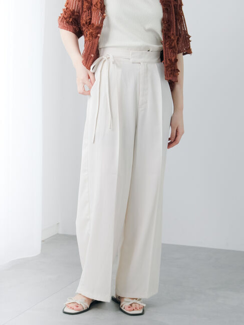 Te chichi TERRASSE「サイドリボンタックパンツ」|その他|
