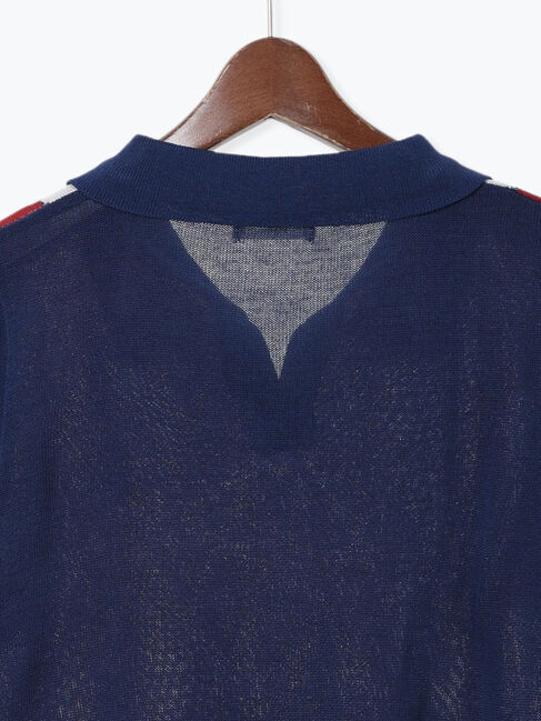 Te chichi TERRASSE「アーガイル開襟ニット」|ニット・セーター|