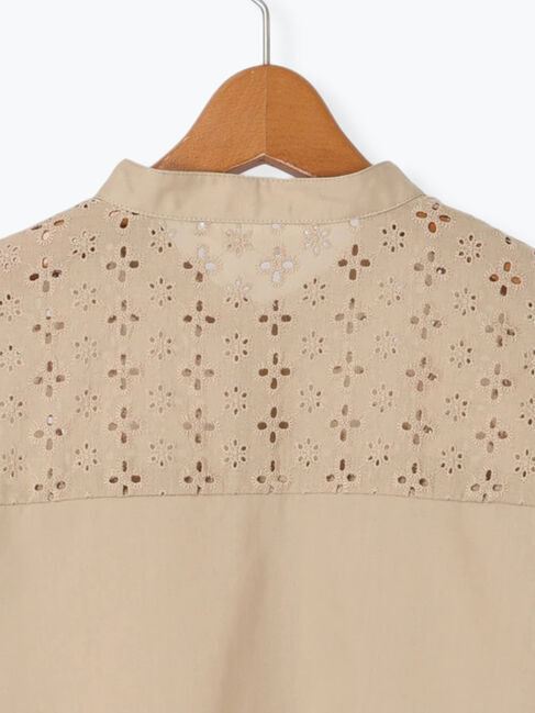 Lugnoncure「アイレットレースシャツ」|シャツ・ブラウス|