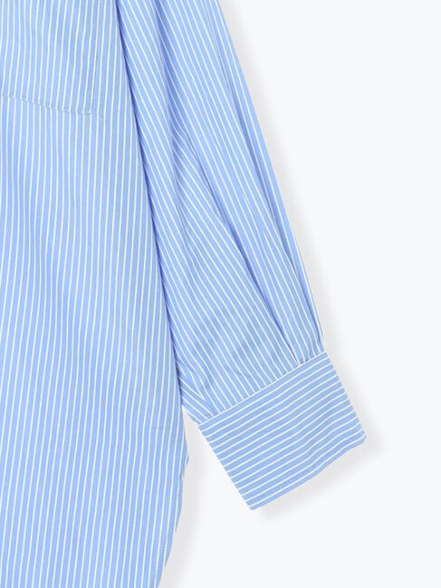 Te chichi TERRASSE「胸刺繍オーバーサイズシャツ《2025autumn catalog item》」|シャツ・ブラウス|