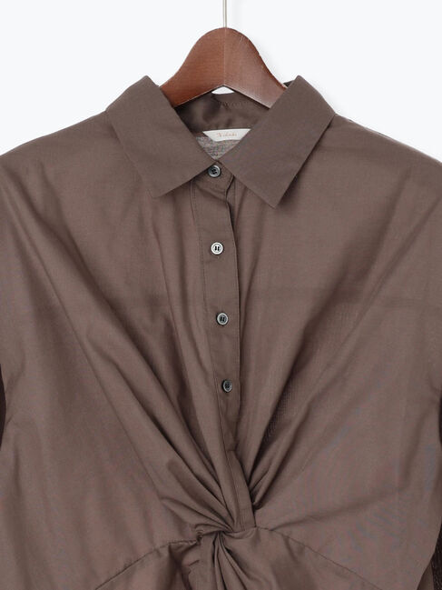 Te chichi「ツイストデザインシャツ《2025Autumn catalog vol.2 item》」|シャツ・ブラウス|