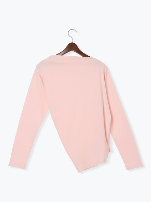 Te chichi「スムースアシメロングスリーブプルオーバー《2025Autumn catalog vol.2 item》」|Tシャツ・カットソー|