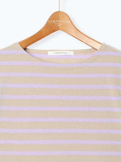 Lugnoncure「ボーダー長袖カットソー」|Tシャツ・カットソー|