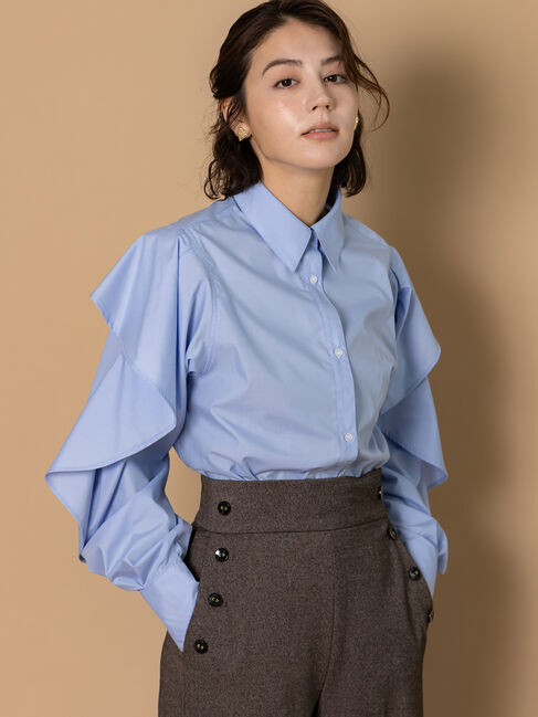 Te chichi「ラッフルスリーブシャツ」|シャツ・ブラウス|