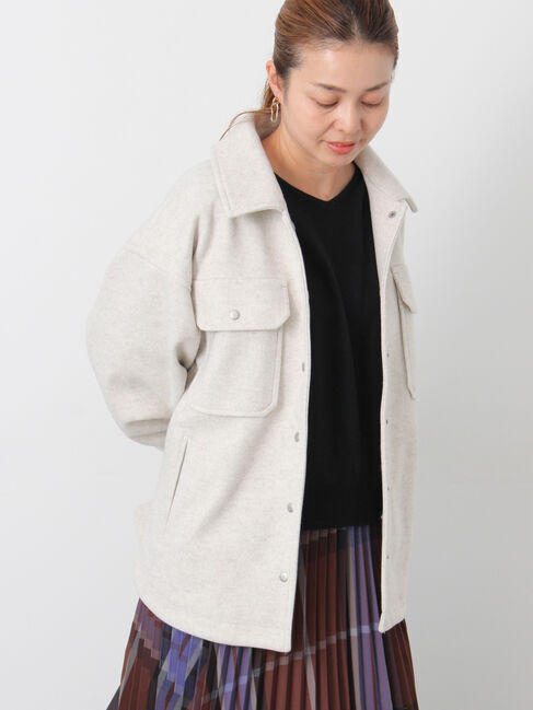 Lugnoncure「メルトンCPOジャケット」|その他|オフホワイト