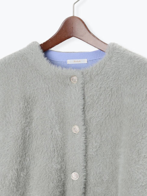 Te chichi「【R by Te chichi】ダブルフェイスフェザーカーディガン《2025winter catalog item》」|カーディガン|