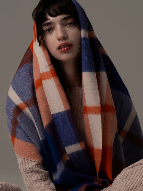 Te chichi「ウールビッグチェックストール」|その他|