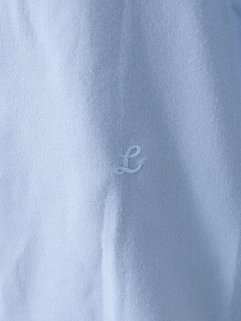 Lugnoncure「刺繍入りバンドカラーシャツ」|シャツ・ブラウス|