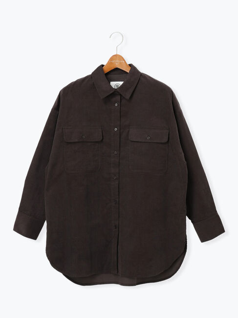 Lugnoncure「コーデュロイオーバーシャツ」|シャツ・ブラウス|