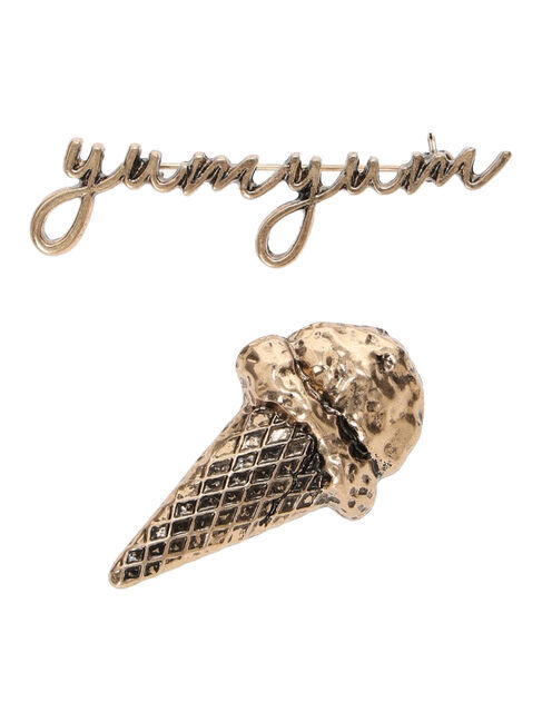 Samansa Mos2「サマーモチーフブローチ」|その他|ゴールド