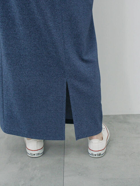 Samansa Mos2 blue「ラメナロースカート」|スカート|