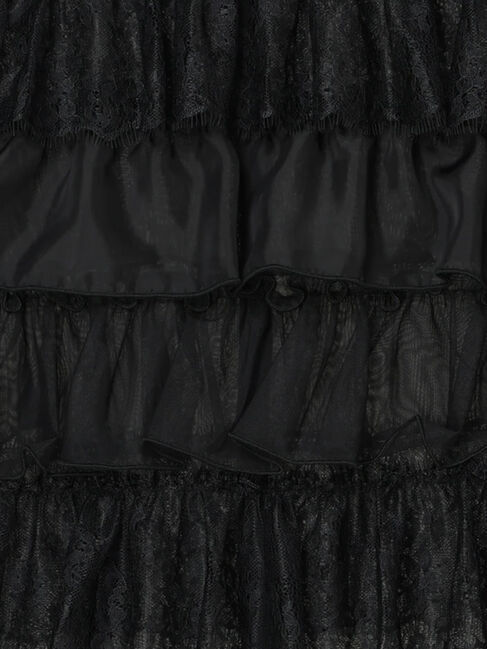 Samansa Mos2「異素材フリルベスト」|ダウンベスト・ベスト|