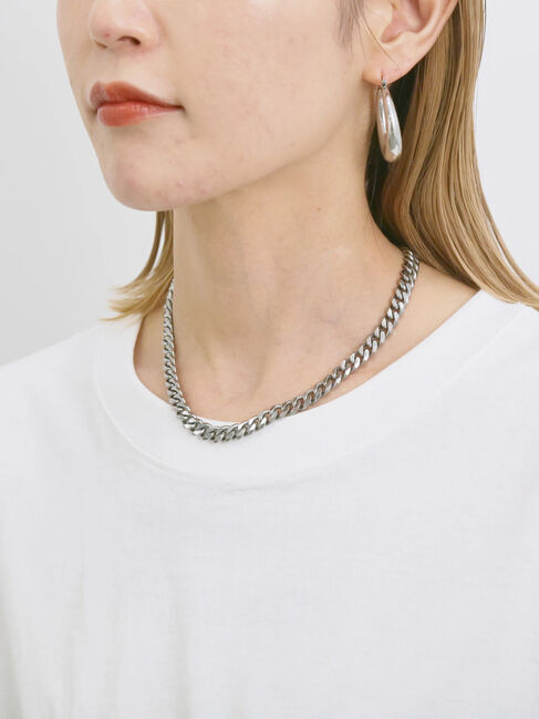 Samansa Mos2 blue「アソートドッキングプルオーバー」|Tシャツ・カットソー|